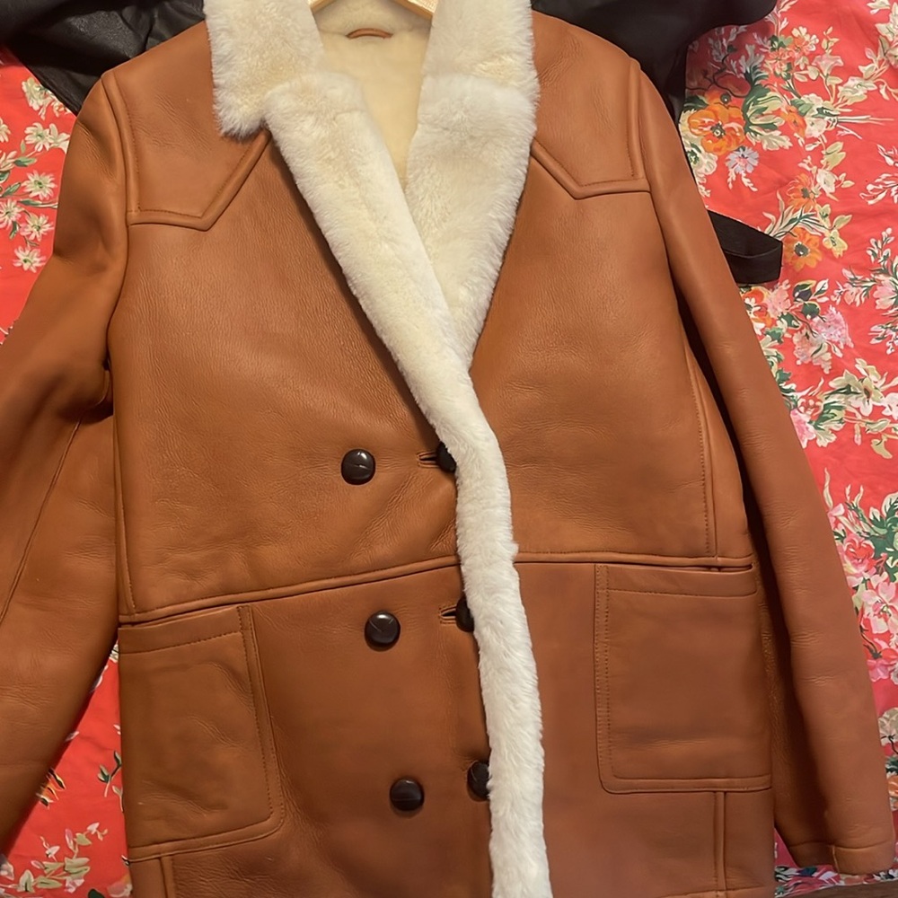 Mango Shearling Lined Jacket - image 7